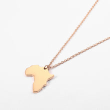 Load image into Gallery viewer, African Map Necklace
