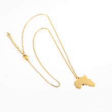 Load image into Gallery viewer, African Map Necklace
