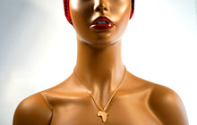 Load image into Gallery viewer, African Map Necklace
