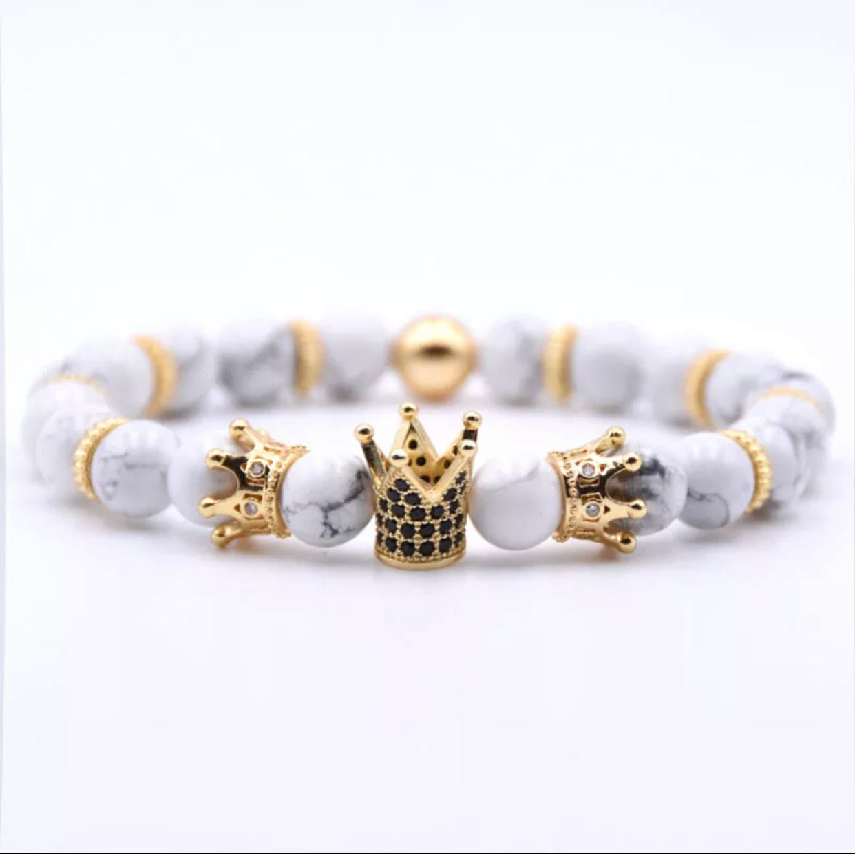 Gold Crowns and Stone Beads Vidosho